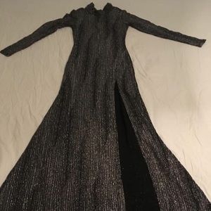 Black Shimmer Dress